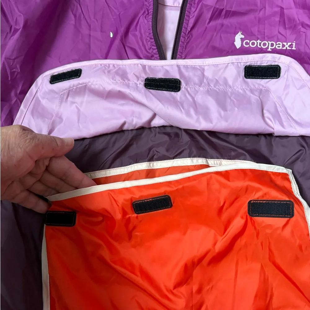 Cotopaxi Teca half zip lightweight hooded windbreaker, colour block, sz XS - Picture 3 of 8